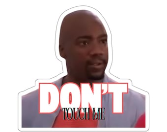 Kiss-Cut Stickers, Jamaica We've Got a Bobsled Team Cool Runnings '90s Funny Sticker, Don't Touch Me, Laptop Decal, Water Bottle Sticker,