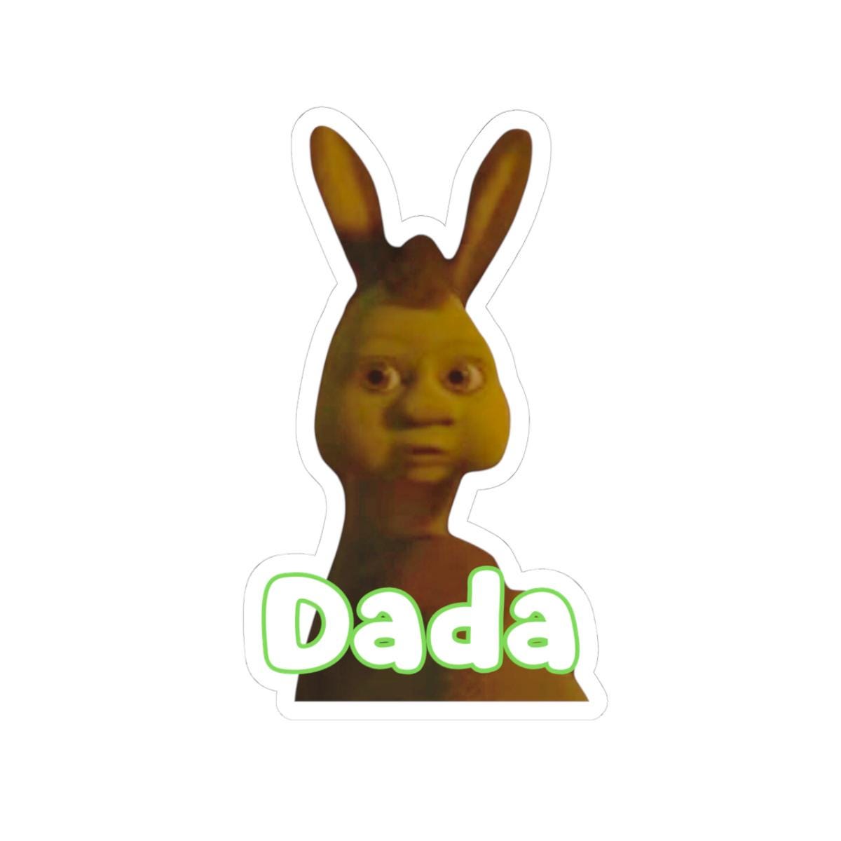 Funny Shrek Baby Donkey Dada Sticker, Waterproof Vinyl Decal - Etsy