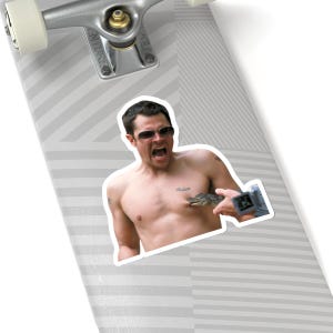 Johnny Knoxville Sticker, Jackass MTV Show, Laptop Decal image 6