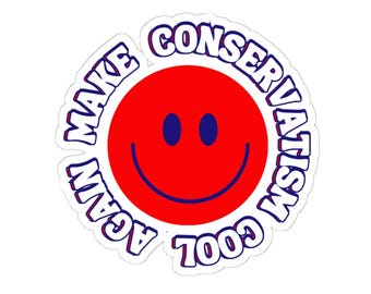 MAGA Republican Vinyl Sticker, Patriotic USA Decal