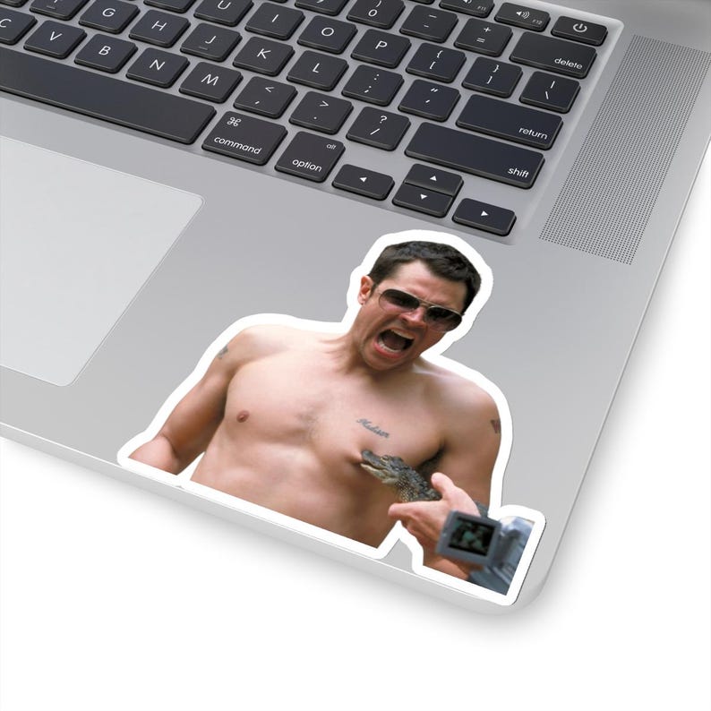 Johnny Knoxville Sticker, Jackass MTV Show, Laptop Decal image 5