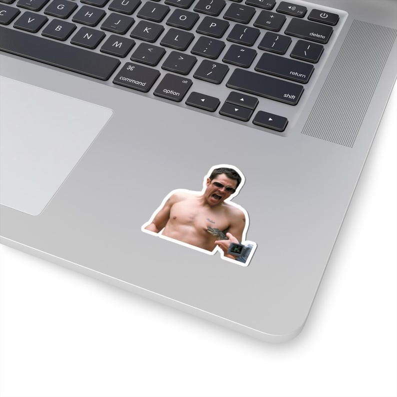 Johnny Knoxville Sticker, Jackass MTV Show, Laptop Decal image 3