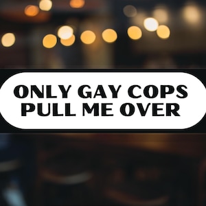 Funny Police Back The Blue Bumper Sticker - Great Police Gift, Thin Blue Line Sticker, Law Enforcement Decal, Cop Support Sticker, Car Decal