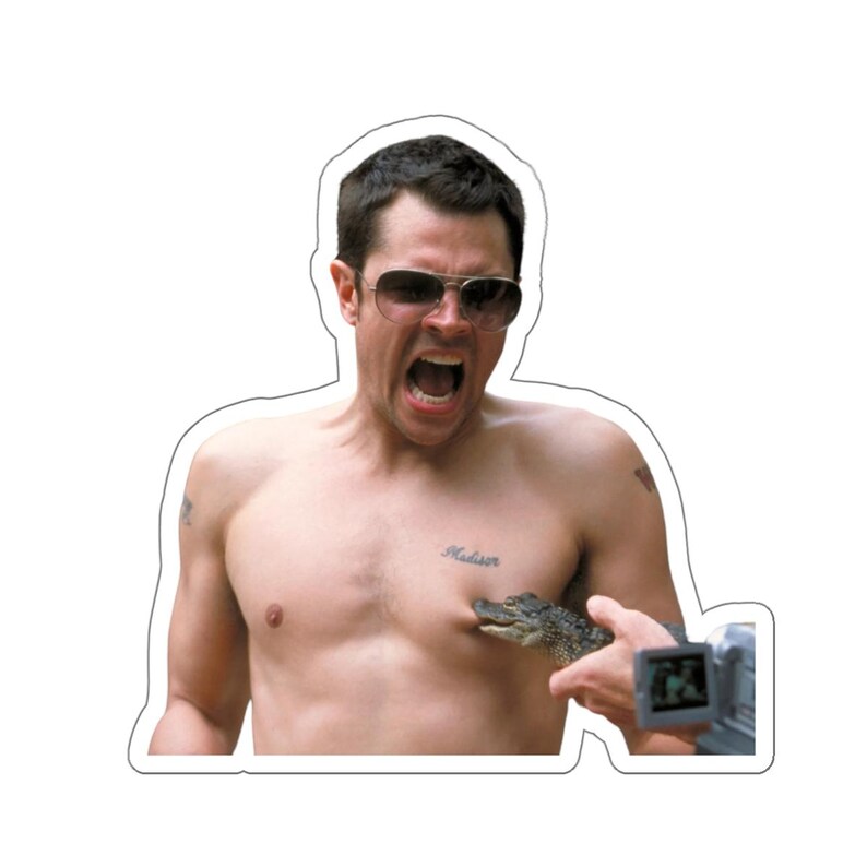 Johnny Knoxville Sticker, Jackass MTV Show, Laptop Decal image 2