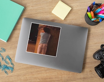 Nacho Libre Recreation Clothes Square Sticker – Funny Movie Decal