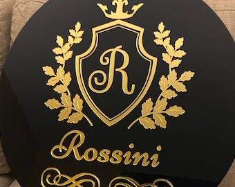 3D Mirrored Acrylic Business Sign