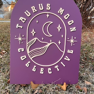 3D Acrylic Arch Business Sign