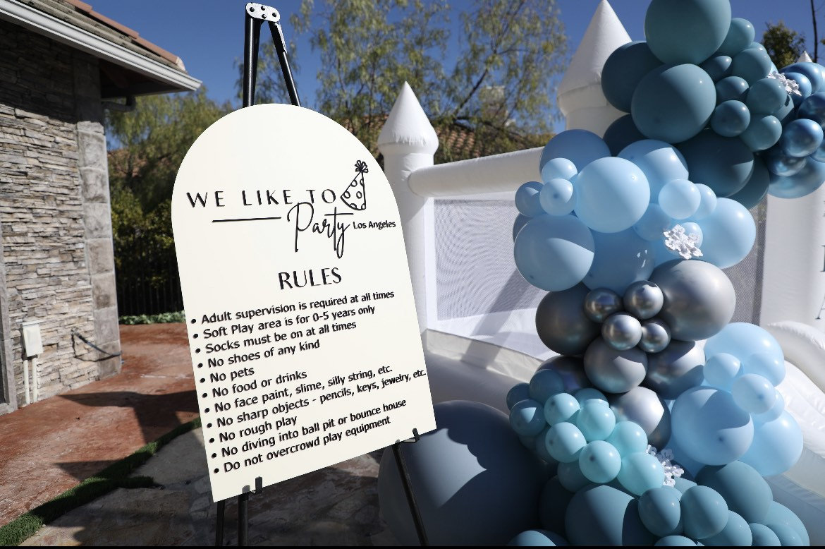 Bounce House Rules Signage Etsy UK