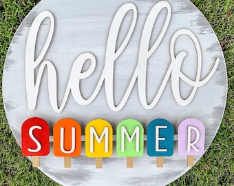 Original Seasonal Interchangeable Hello Sign
