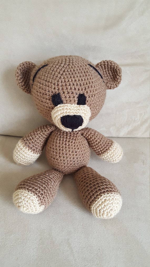 yarn teddy bear