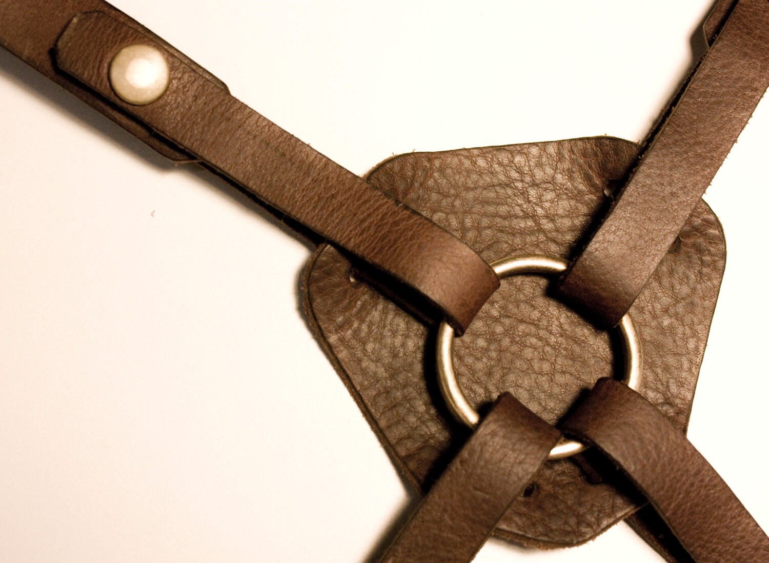 Handmade Leather Strap On Harness Etsy