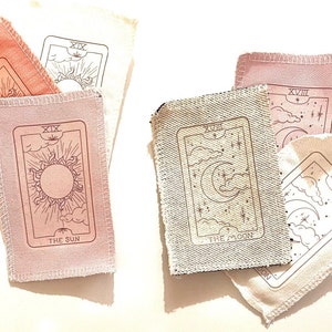 Sun & Moon Tarot Aufnäher zum annähen