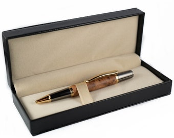 Atlas Wooden Writing Pen - Handmade Thuya Luxury Writing Pen - Personalized Pen - Engraved Christmas Gift - Luxury Wooden Christmas Gift