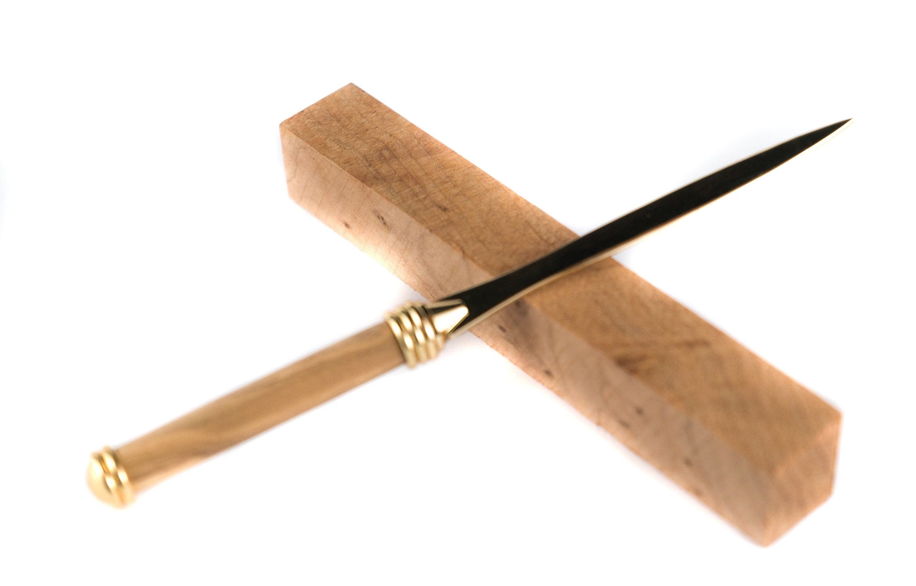 Handmade Letter Opener Olive Lettter Opener Personalized Etsy UK