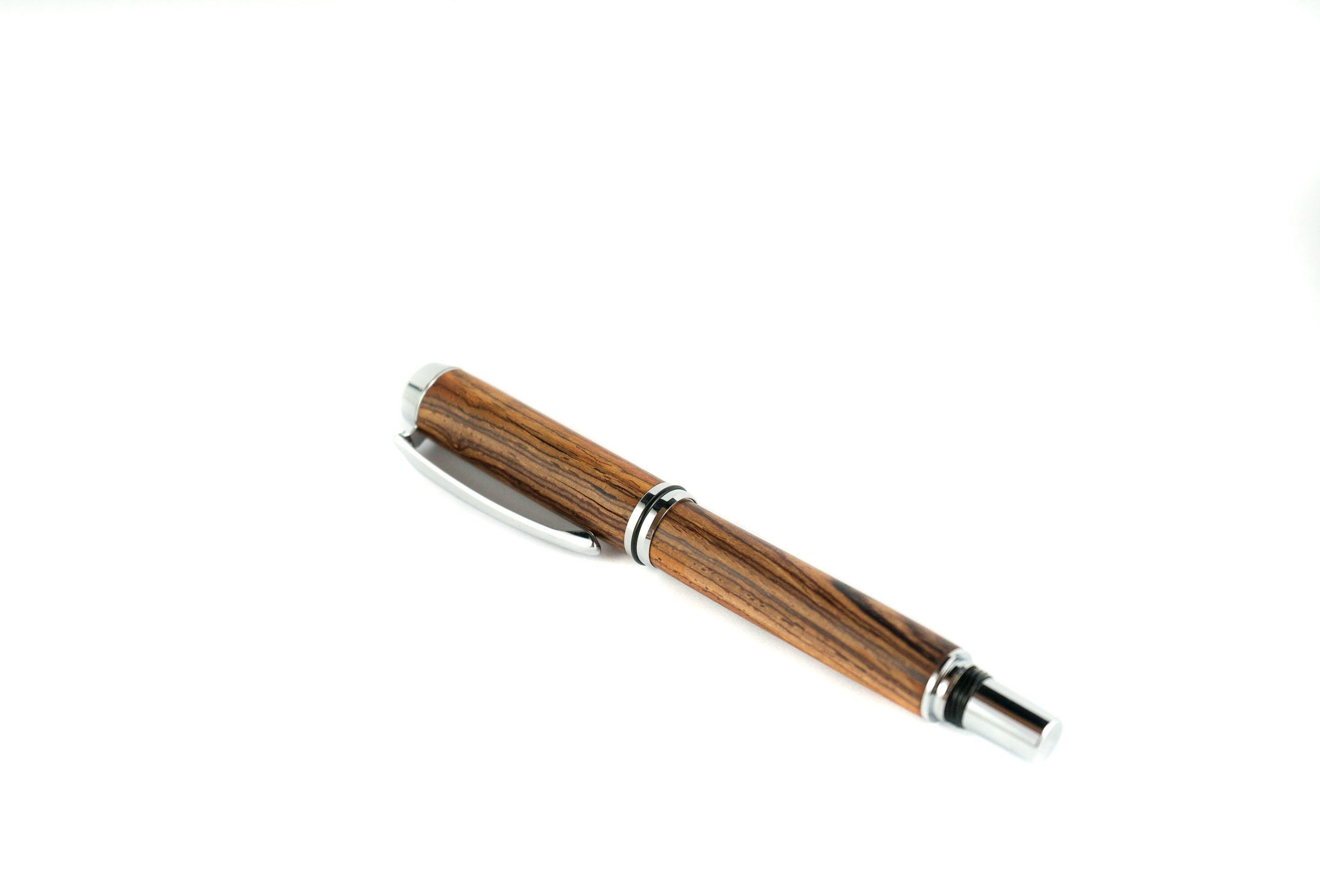 Handmade Cocobolo Fountain Pen, Engraved Wood Fountain Pen Etsy UK