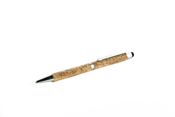 gift Ballpoint pen stuffed from birch writing instrument hand-turned