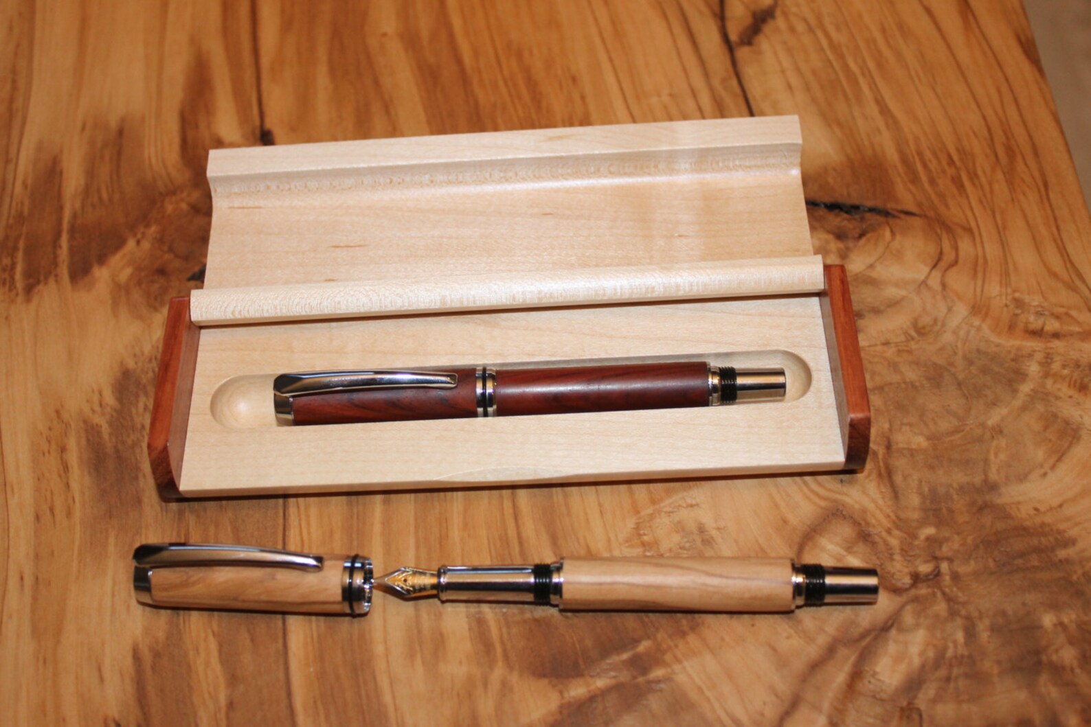 Étui en bois pour stylo plume étui stylo stylo en bois étui Etsy