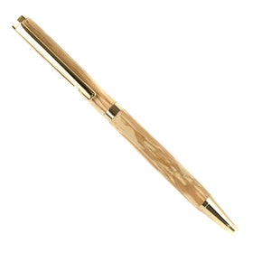Handmade Wooden Pen - Spalted Beech Writing Pen - Personalized Pen - Birthday Gift - Writer Christmas Gift - Ballpoint Pen Christmas Gift