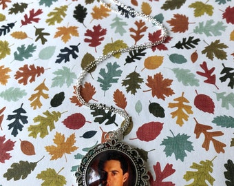 Collier avec pendentif agent Dale Cooper inspiré de Twin Peaks ! David Lynch / Série TV / Argent / Fait main