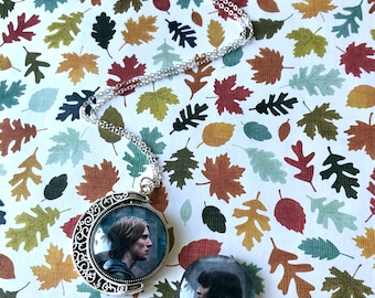 Dark Netflix Inspired Jonas & Martha Rotating Necklace! Pendant Necklace / Silver / Handmade Jewelry / Sci Fi