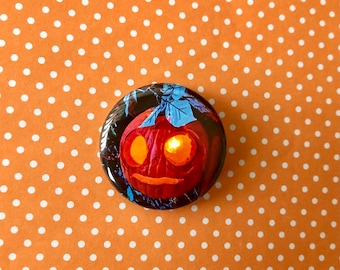 Lil Boo Inspired 1.25 Inch Button! Halloween / HHN / Pumpkin / Handmade Buttons / Pinback Buttons