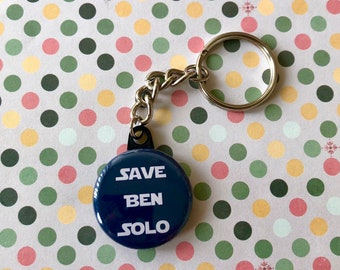 Ben Solo Inspired Keychain! Star Wars / Adam Driver / Reylo / Jedi / Handmade / Sci Fi