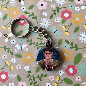 Stefon Inspired SNL Keychain! Saturday Night Live / Funny / Trendy Accessories / Gift Ideas / Keychain / Silver / Clip On / Cute Gifts