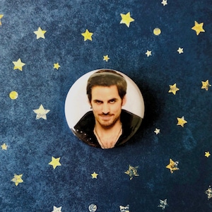 Once Upon A Time Inspired Captain Hook 1.25 Inch Button! OUAT / Handmade Button / Pinback Button / Fandoms / ABC / Kilian Jones / Captain