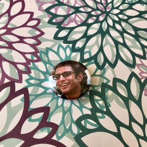 Jurassic Park geïnspireerde Ian Malcolm 1,25 inch knop! Button / Handgemaakt / Dinosaurus / Jeff Goldblum