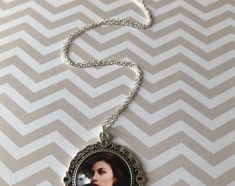 Collier à pendentif Audrey Horne inspiré de Twin Peaks ! David Lynch / Bijoux faits main / Argent / Télévision