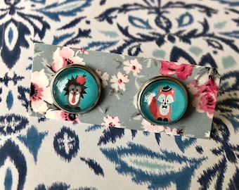 Dark Netflix Bunker Inspired Earrings! Stud Earrings / TV / Mystery / Unique Jewelry / Clip On