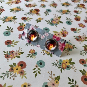Alien Inspired Ellen Ripley Earrings! Stud Earrings / Silver Earrings / Sci-Fi / Handmade / Gift Ideas / For Her / Clip On Earrings / Space