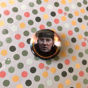 Channing Tatum Inspired Gambit 1.25 Inch Button! / Handmade Button / Pinback Button / Deadpool / X-Men / Cute Accessories / Badges
