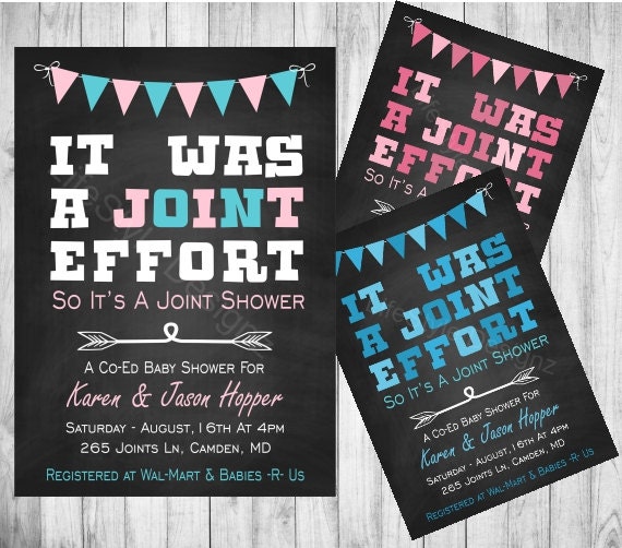 joint shower invitations