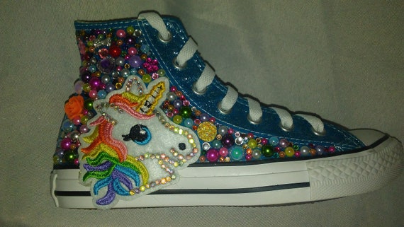 converse with bling and bows