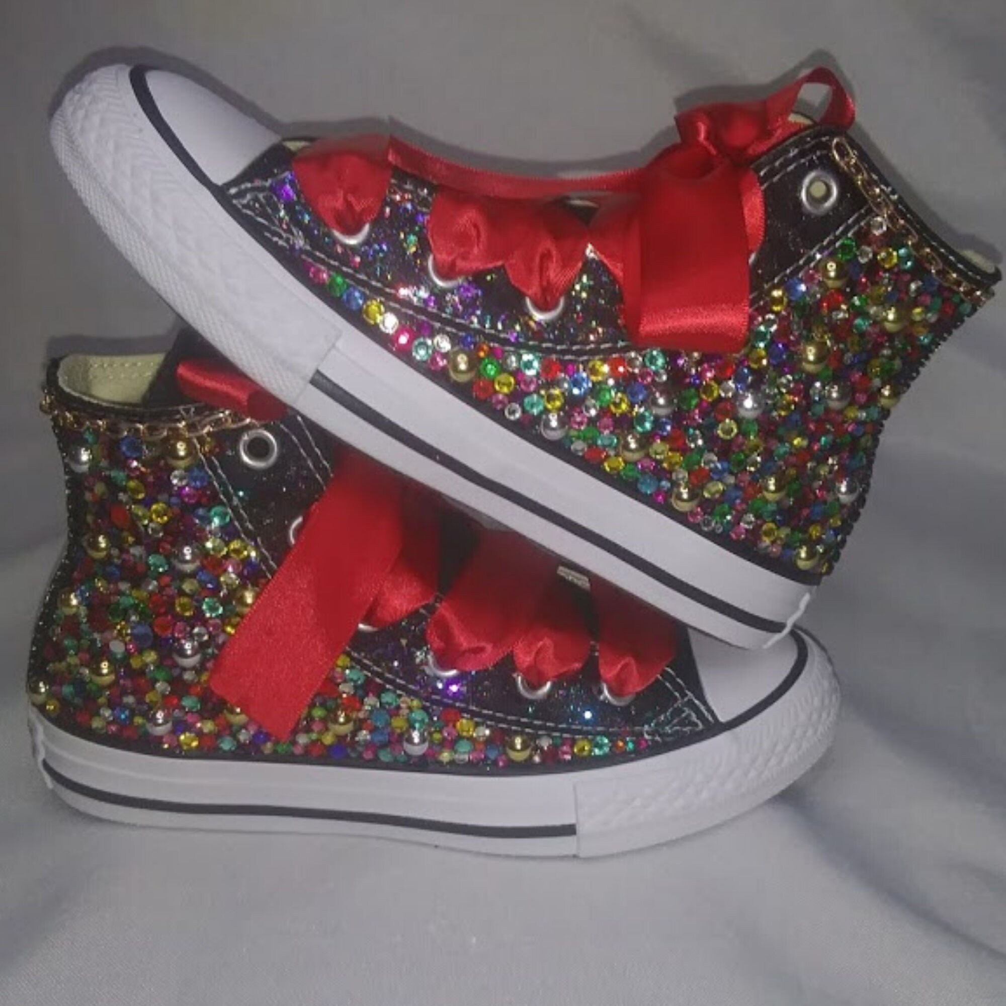 rainbow sparkle converse