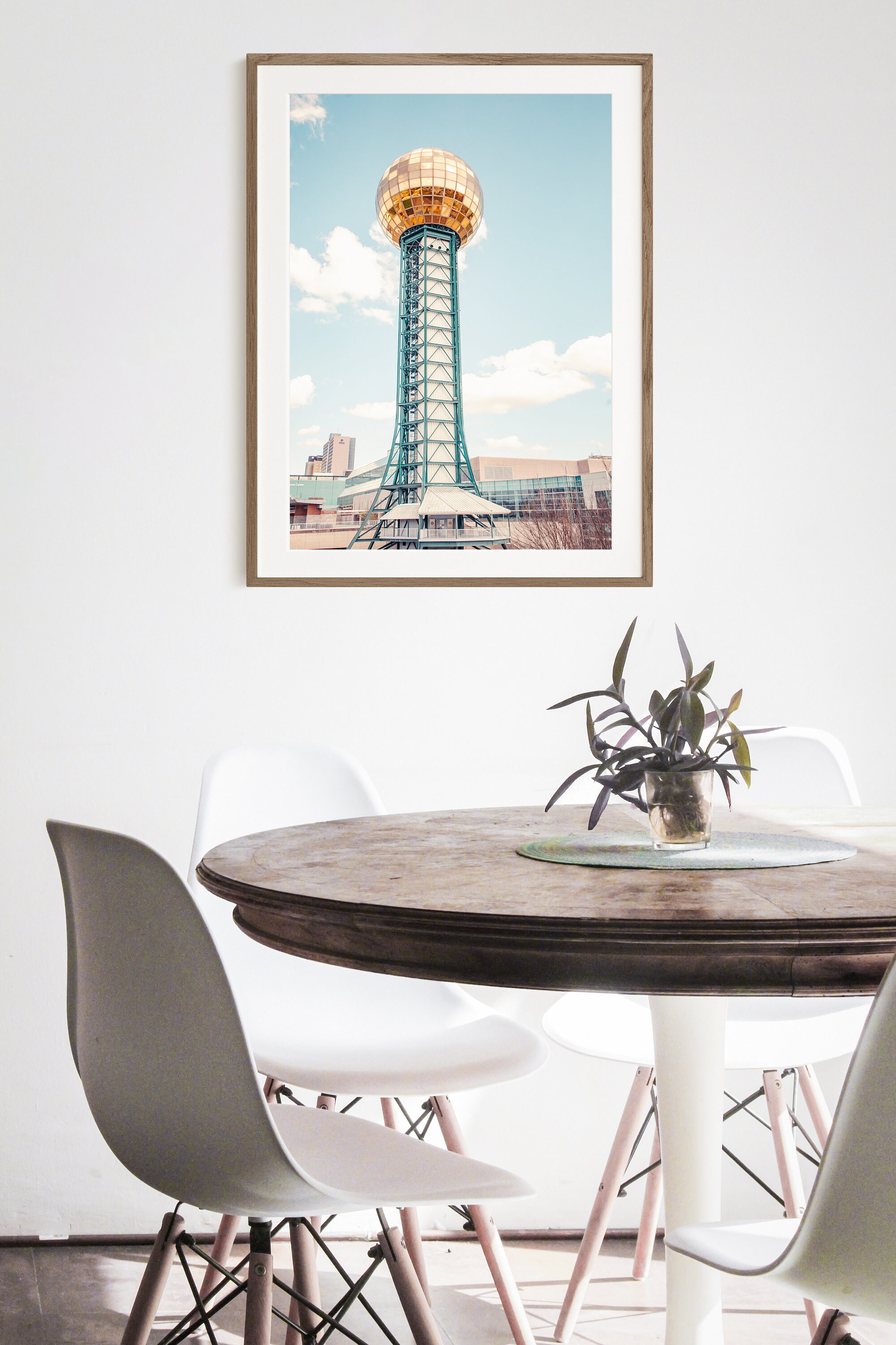 芸術写真 SKY  (art photography works) Knoxville Photography, Sunsphere, 1982 World's Fair, Wall