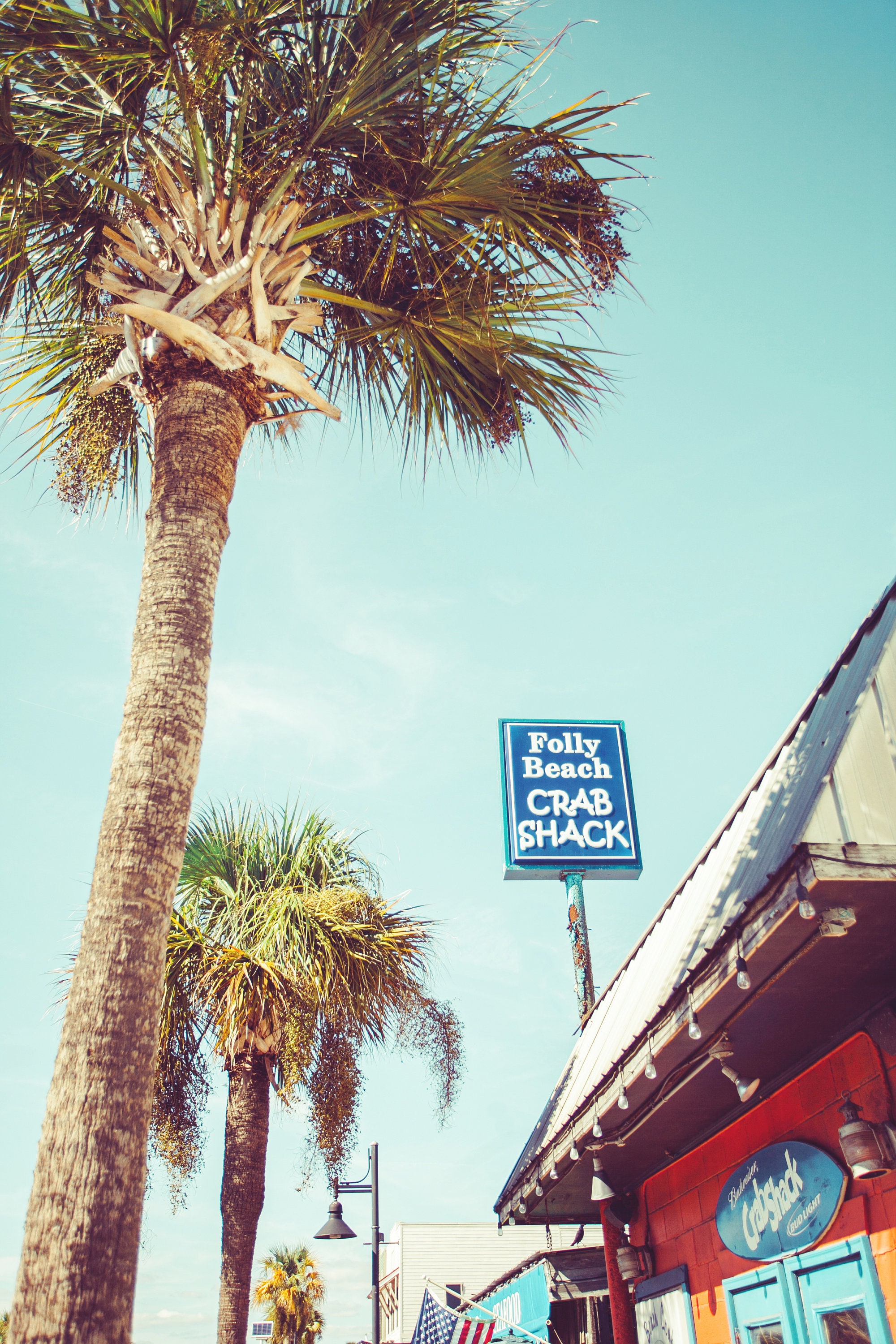 Folly Beach Crab Shack Sign Folly Beach Print Folly Beach Etsy