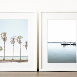 Beaufort Sc, Lowcoutnry Boat Print, Beaufort Palm Tree, Beaufort Photography, Beaufort Home Decor, Lowcountry Print Set, Beaufort Wall Art