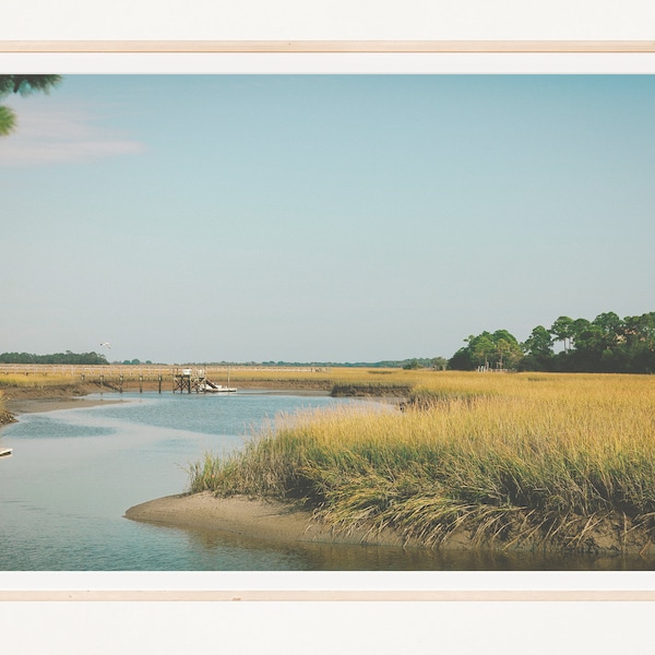 Marsh Photography, Kiawah Island SC, Marsh Photo Print, Lowcountry Print, Carolina Wall Art, Coastal Wall Art, Lowcountry Home Decor