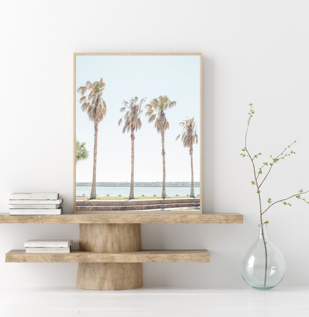 Beaufort SC, Palm Trees, Lowcountry Print, Palm Tree Decor, Beaufort