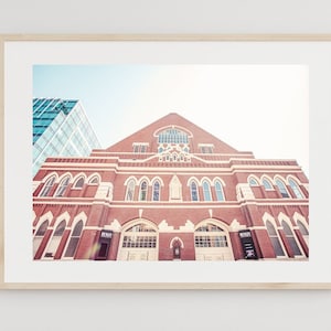 The Ryman Auditorium, Nashville Photography Print, Music City, Grand Ole Opry, Country Music, Downtown Nashville, Nashville Wall Art