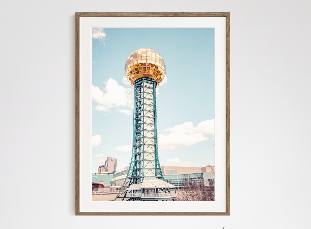 芸術写真 SKY  (art photography works) Knoxville Photography, Sunsphere, 1982 World's Fair, Wall