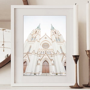 Savannah Photography, Savannah Ga Print, Cathedral Basilica of St. John the Baptist, Savannah art, Savannah Art Print, Savannah Photo, Art
