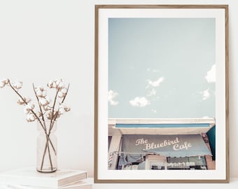 Bluebird Cafe, Nashville Photography Print, Music City, Nashville Music Venue, Nashville Wall Art, Fine Art Print, Minimalist Art