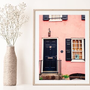 Charleston SC, Charleston Pink Door, Southern Decor, Charleston Door Print, Charleston Photography, Charleston Wall Art, Wall Prints