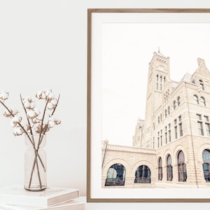 Nashville Print, Nashville Photography, Union Station, Nashville Photo Print, Fine Art Print, Nashville Tn, Music City, Nashville