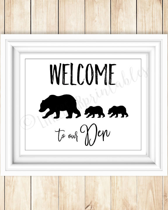 Welcome to Our Den Printable Wall Art Dorm Room Decor Gift - Etsy