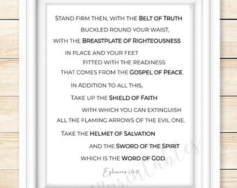 Epheser 6:14-17 Zieht die Rüstung Gottes an (Digitaler Download)