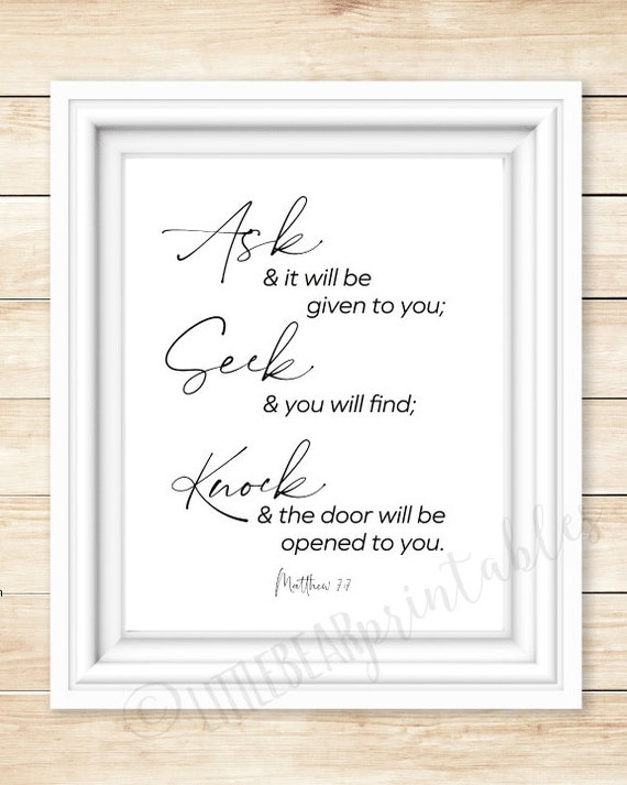 ask and it is given to you bible ask and it is given to you bible
